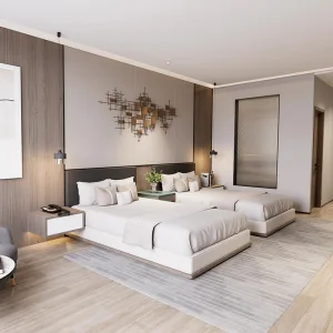 Five-Star Hotel Quality Solid Wood Panel Furniture Collection