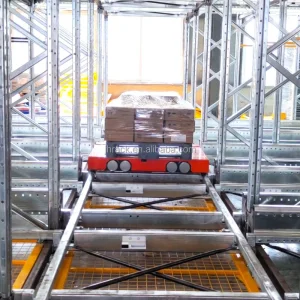 Automatic Autonomous Logistics Warehouse 4 Way Pallet Shuttle Racking System Mobile Pallet Heavy Duty Rack Shelves Storage Racks