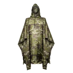 Camouflage Adult Motorcycles Waterproof Poncho Raincoat Rain Cape