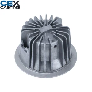 Moldagem a frio de alumínio OEM com carcaça de lâmpada de LED usinada em CNC para peças de iluminação externa ISO9001 &amp; IATF16949 Certificado
