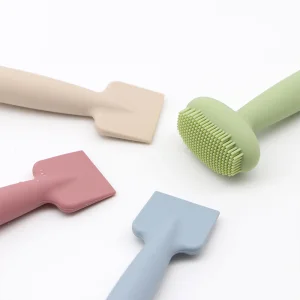 Hot Selling Multiple Colors Available Facial Mask Spatula Double Sided Cosmetic Spatula Soft Silicone Face Mask Brush
