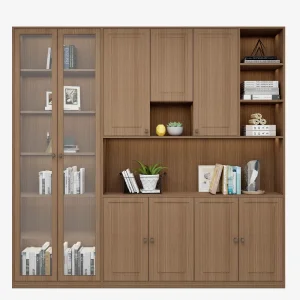 Open Wooden Bookcase