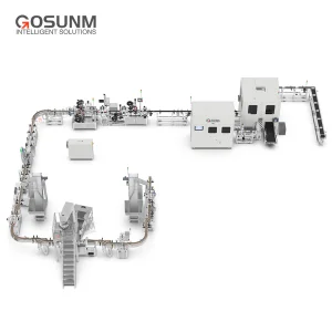 Automatic Robotic Electric Case Packer PLC Motor for Food Chemical Paper Cartons Jugs Containers High Precision Easy Operation