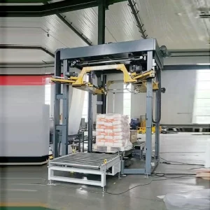 Automatic heavy industrial cold stretching hood packaging machine