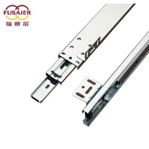 45mm Durable Furniture Hardware with Bayonet Mounting Tabs Drawer Slides