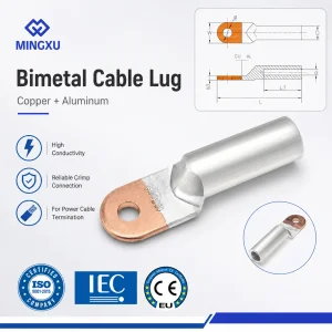 Precision DTL-1 240 Copper Aluminum Bimetallic Crimping Lugs