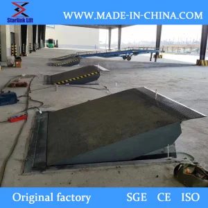 8t Portable Warehouse Logistics Loading Dock Leveler Fixed Yard Ramp