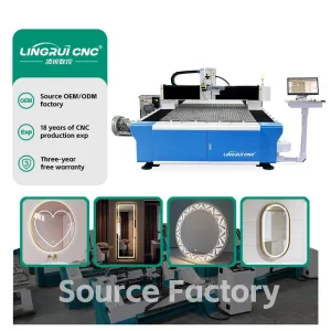 Cheap Factory Shower Door Laser Inner Etching Drilling Sandblasting Engraving Machine CNC Fiber Laser Mirror Marking Machine for Large Glass