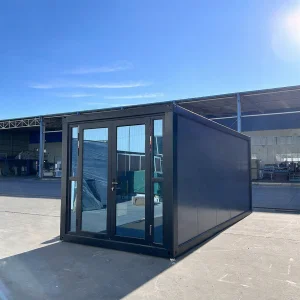 Hot Sale Z Type Folding Container House Prefabricated Steel Structure Office and Living Building Sandwich Panel House Design