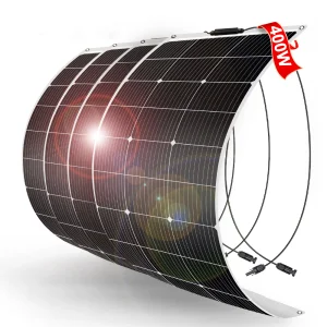 4PCS 12V 100W Flexible Mono Solar Panel