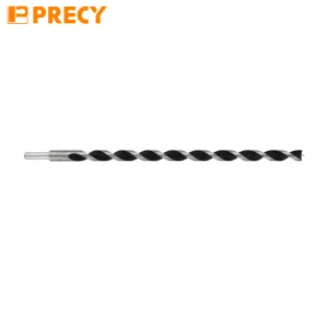 3-Point Wood Drill Bit L400 mm with Cylindrical Shank
