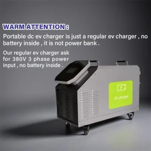 30kw Portable DC EV Charger GB/T Ocpp Mobile Fast Charging Station for Electric Car Emergency