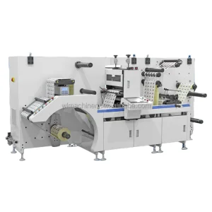 Narrow Web Single Color Flexo Printing and Semi Rotary Automatic Die Cutting Machine