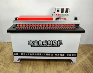 Portable Edge Banding Machine CNC Woodworking Manual Small Automatic Home Improvement Furniture Edge Bander with Hot Melt Adhesive Paint-Free Ecology Cabinet