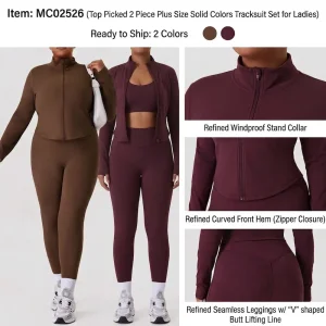 Conjunto de Ropa de Fitness para Mujeres de Talla Grande