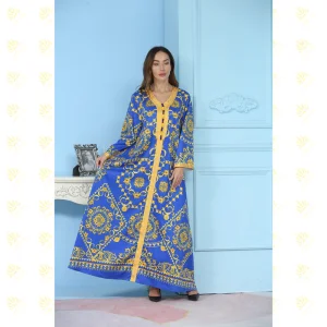 Ropa árabe de mujeres de Turquía del Medio Oriente, ropa islámica, vestidos largos bordados, abaya para mujeres y niñas, túnica de oración turca