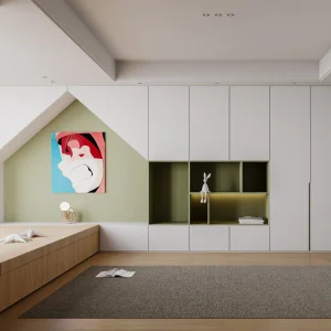 Conjunto de Gabinetes de Cocina Modernos de Alta Gama, Almacenamiento Espacioso, Duradero, Personalizable y Muebles de Alacena al por Mayor