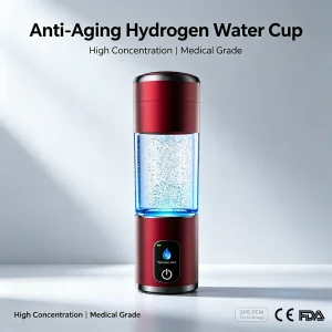 Phyflow Premium 8000PPB Hydrogen Water Bottle For Anti-aging Cellular Hydration Luxury Tritan SPE PEM Ionizer For Clinics