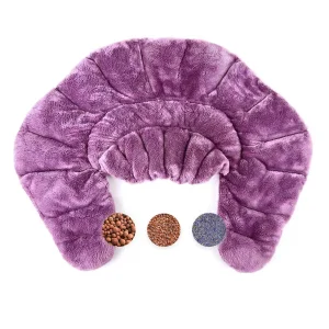 Microwave Moist Heat Pack Thermal Neck and Shoulder Wrap Weighted Lavender Pain Relief Heating Pad