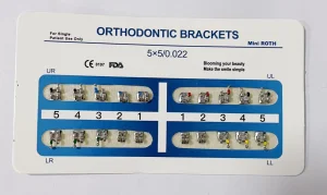 Orthodontic Roth 022 Bondable Metal Bracket