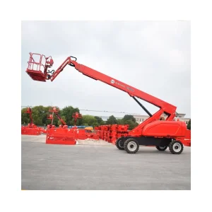Low-Noise Electric Cherry Picker Warehouse Equipment Telescopic Diesel Boom Lift