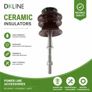 High-Quality Medium Voltage Pin Porcelain Insulator