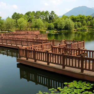 Wholesale Factory Price WPC Wood Plastic Composite Railings for Park