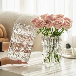 Customized Creative Home Flowers Roses Lilies Simple Tabletop Decorative Vase