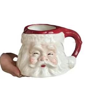 Wholesale 3D Santa Face Ceramic Christmas Mug Suppliers, Exporters