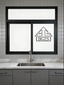 Ventana de Casement de Aluminio de Alta Calidad Bgzs Ventana de Hoja Doble o Simple