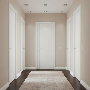 High Quality Custom Melamine MDF Wooden Interior Doors for Hotels Houses Bedroom Design Modern for Decoration