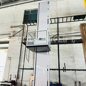 on Sale Residential Vertical Platform Lift Hydraulic Accessible Home Lift Vertical Wheelchair Lift
