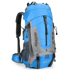 Mochila de senderismo impermeable 60L