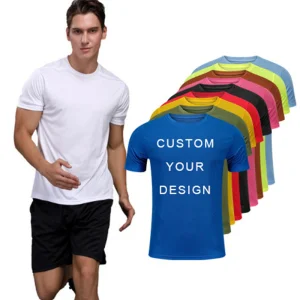Wholesale Custom Blank 100% Polyester Men Sublimation Printing T Shirt