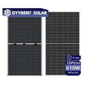 Versatile Bifacial Solar Modules with 635W Power Capacity for Homes