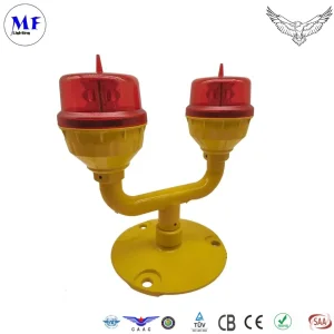 IP66 AC110-240V LED Aircraft Warning Red Beacon Aeronautical Obstacle Aviation Obstruction Light for Tall Building Under Construction Site Smokestack Lighthouse