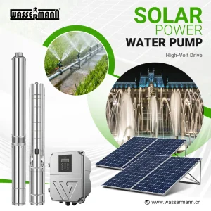 3'' 4'' DC Brushless Motor High Efficiency Solar Eenergy Submersible Borehole Deep Well High Pressure Water Pumps