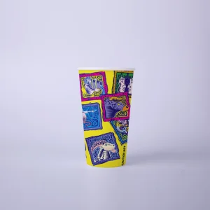 PE 22oz Copo de Papel Personalizado de Parede Simples com Tampa para Bebida Quente Fria