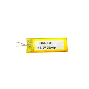 Flat Battery Ew 371235 3.7V 250mAh Small Battery Pouch Cell