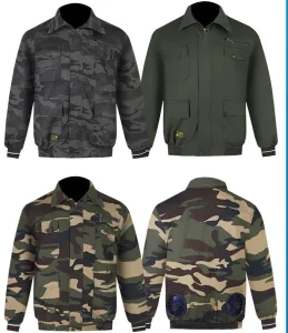 Roupas refrigeradas personalizadas para homens e mulheres para resfriamento no verão