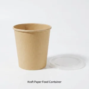 Container de Papel Kraft para Refeições