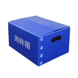 Custom Heavy Duty PP Hollow Corrugated Plastic Boxes Collapsible Reusable Industrial Packaging Box for Warehouse Storage