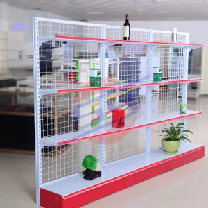 Supermarket Grocery Shelf Light Duty Load Capacity Convenience Retail Store Shopping Gondola Display Rack