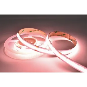 Tira de LED COB RGBW Flexível de Alta Densidade Mudança de Cor 12mm para Decoração de Casa
