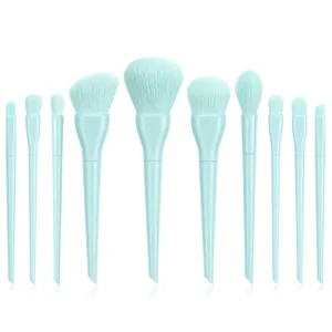 Conjunto de Pincéis de Maquiagem em Cores Candy Ecológicos