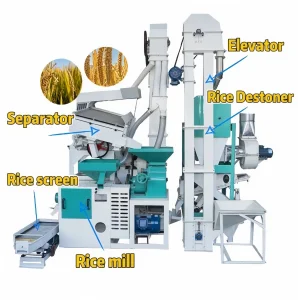 Máquina automática de desgranado de arroz