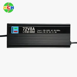 Automatic 72V 8A Lithium Battery Charger with Auto Shut-off, for Electric Bicycle Scooter