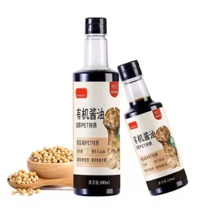 Custom Plastic Soy Sauce Bottle Vinegar Cooking Oil Packaging Pet Disposable Cap