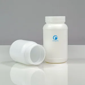 White Empty Durable Packaging Containers Food Grade Red Krill Probiotic Zinc Chewable Tablets Calcium Pills DHA Capsule Plastic Bottle