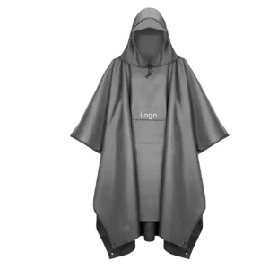 Wholesale High Quality Portable Emergency Poncho Raincoat Waterproof Ripstop Reusable Rain Cape